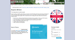 Desktop Screenshot of explorebritain.info
